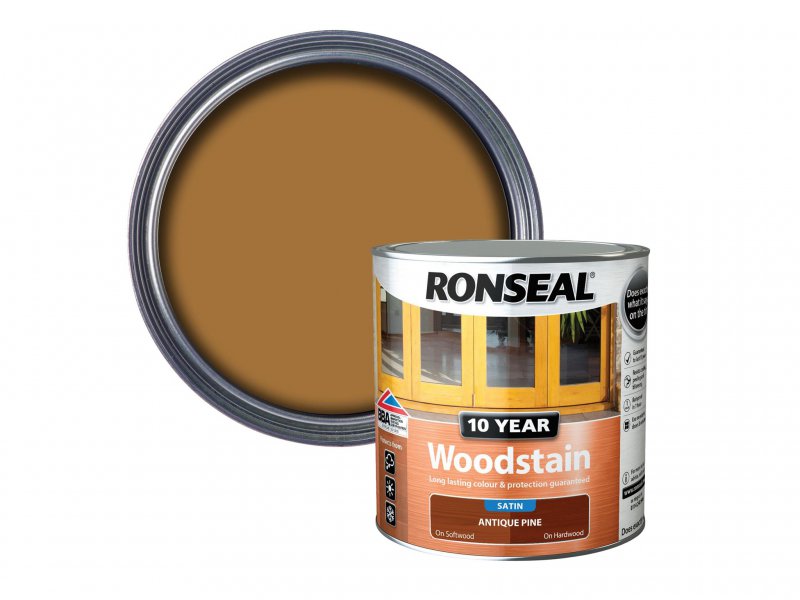 Ronseal 10 Year Woodstain Antique Pine 2.5 Litre Main Image