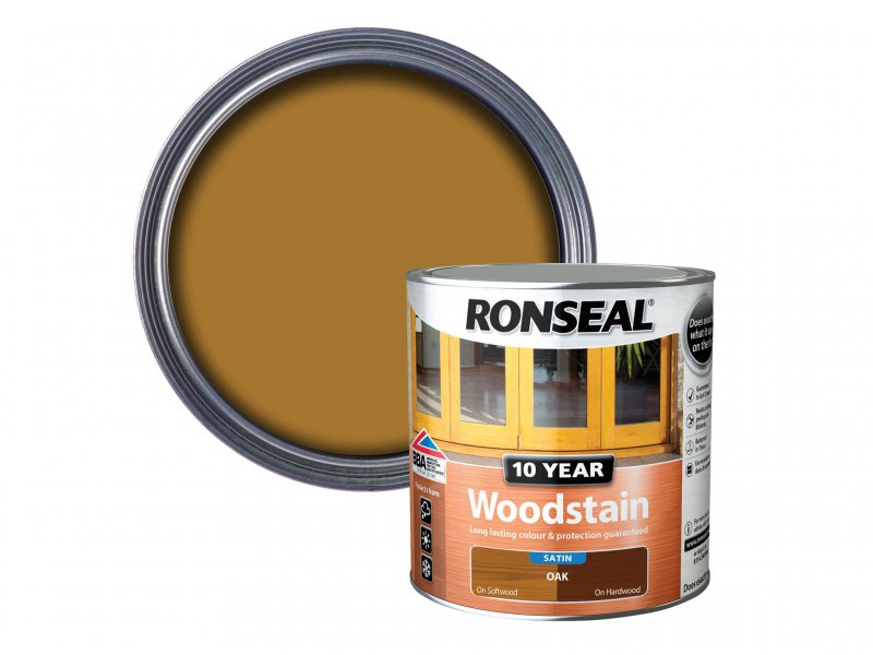 Ronseal 10 Year Woodstain Oak 2.5 Litre