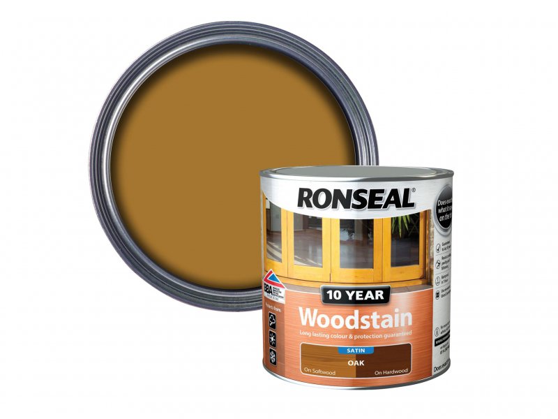 Ronseal 10 Year Woodstain Oak 750ml