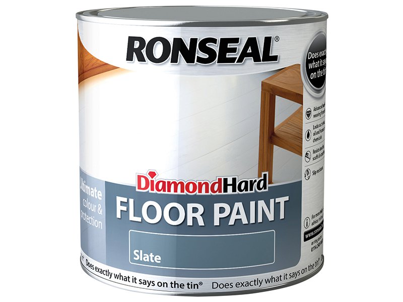Ronseal Diamond Hard Floor Paint Slate 2.5 Litre Main Image