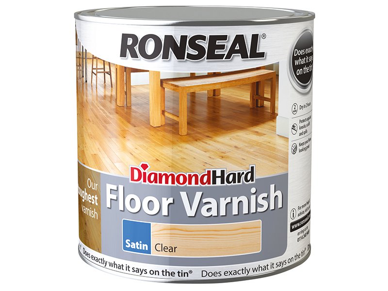 Ronseal Diamond Hard Floor Varnish Gloss 2.5 Litre Main Image