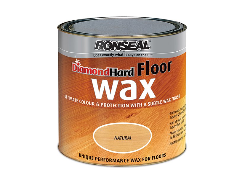 Ronseal Diamond Hard Floor Wax Natural Oak 2.5 Litre Main Image