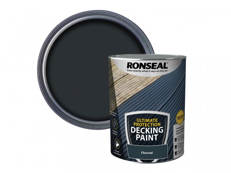 Ronseal Ultimate Protection Decking Paint Charcoal 5 litre Main Image