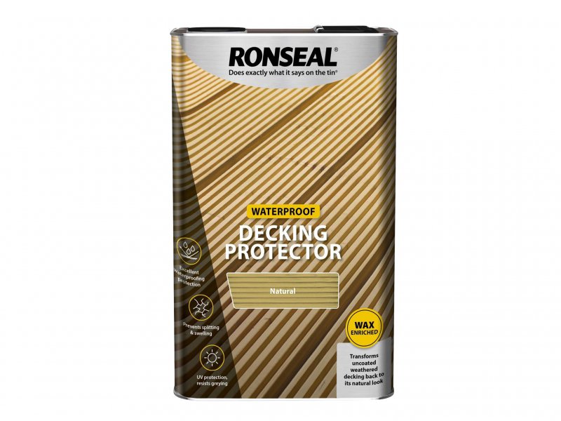 Ronseal Decking Protector Natural Oak 5 Litre