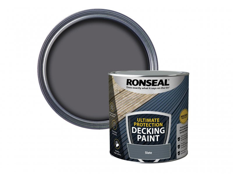 Ronseal Ultimate Protection Decking Paint Slate 2.5 litre Main Image