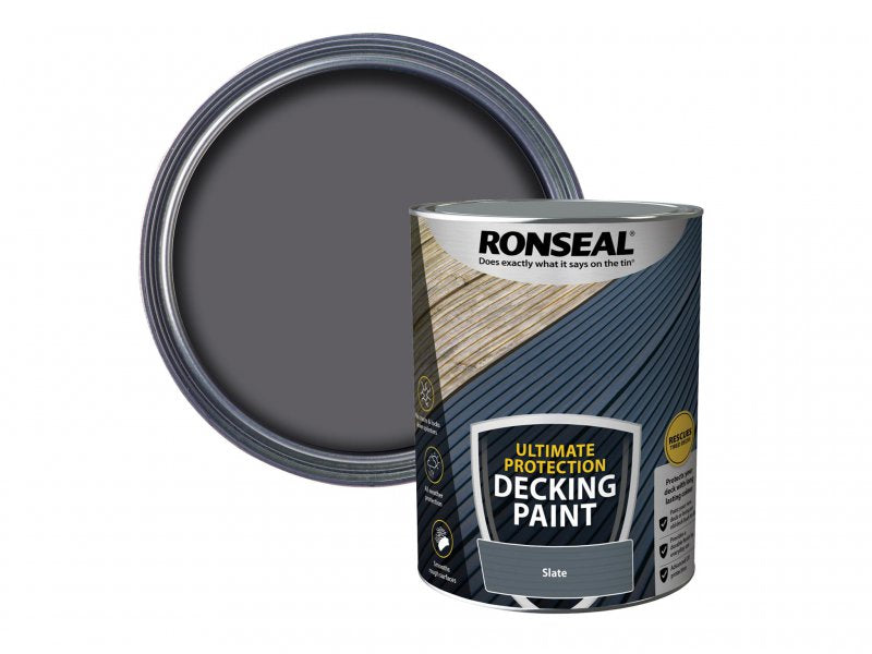 Ronseal Ultimate Protection Decking Paint Slate 5 litre Main Image