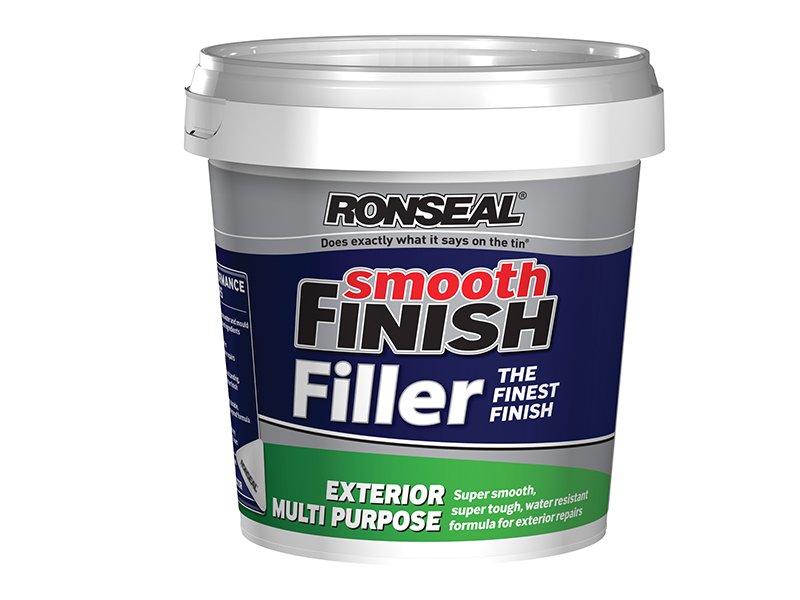Ronseal Smooth Finish Exterior Multi Purpose Ready Mix Filler Tub 1.2Kg