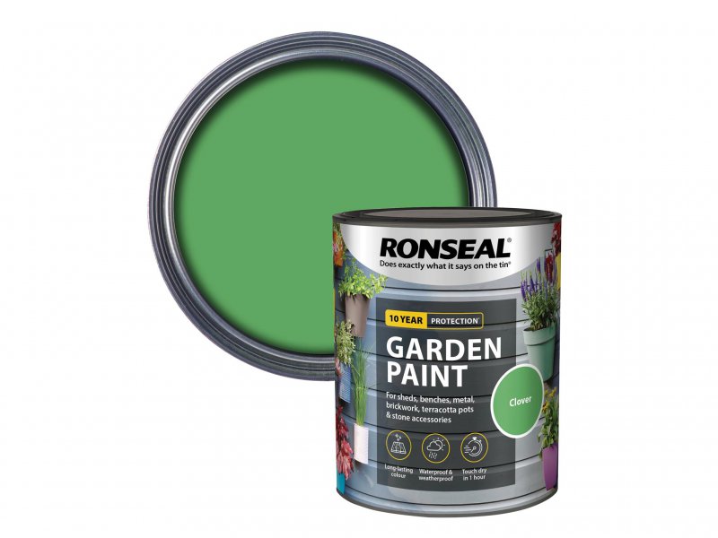 Ronseal Garden Paint Clover 750ml Main Image