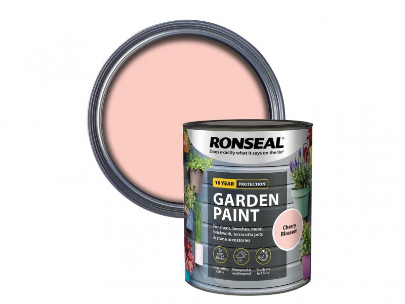 Ronseal Garden Paint Cherry Blossom 750ml Main Image