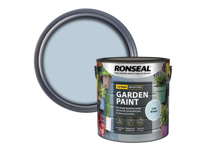 Ronseal Garden Paint Cool Breeze 2.5 Litre Main Image