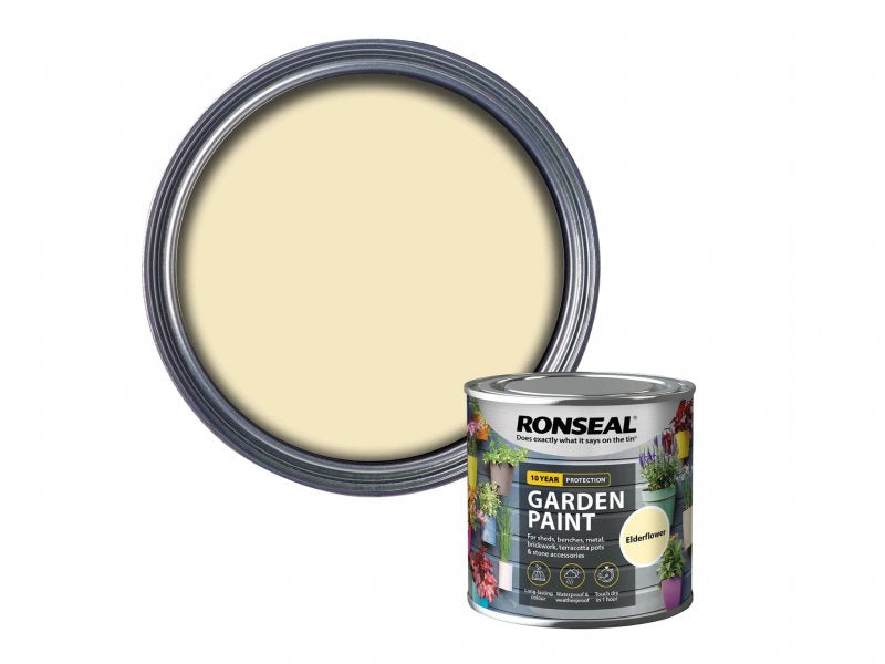 Ronseal Garden Paint Elderflower 250ml Main Image
