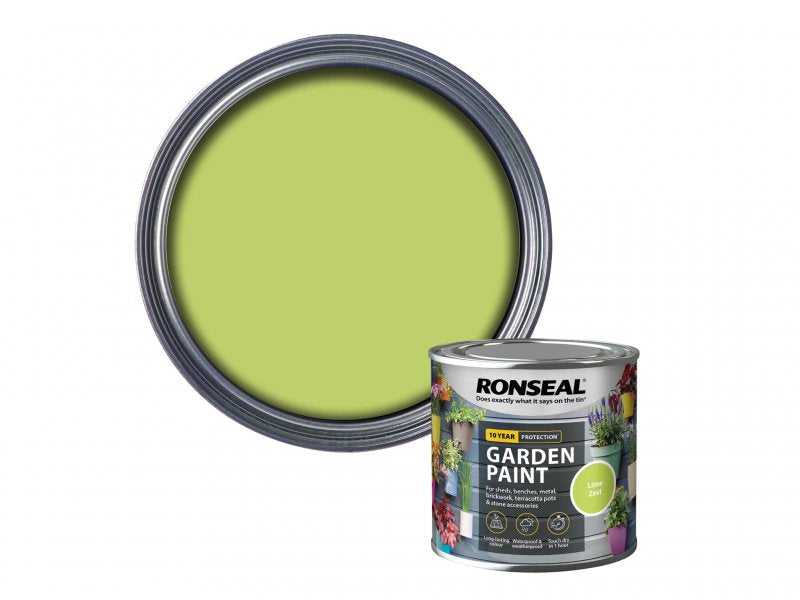 Ronseal Garden Paint Lime Zest 250ml Main Image