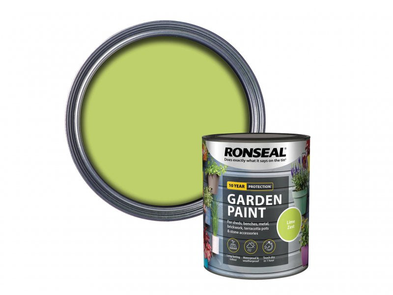 Ronseal Garden Paint Lime Zest 750ml Main Image