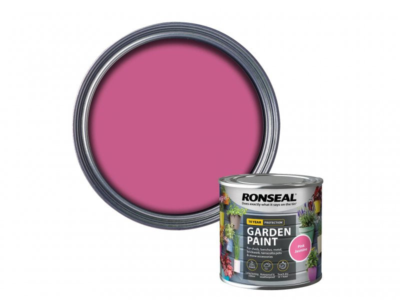 Ronseal Garden Paint Pink Jasmine 250ml Main Image