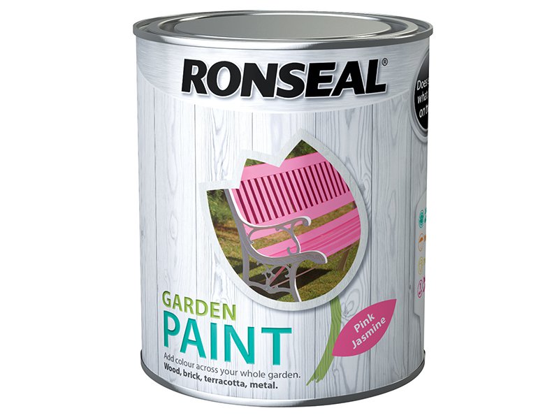 Ronseal Garden Paint Pink Jasmine 750ml Main Image