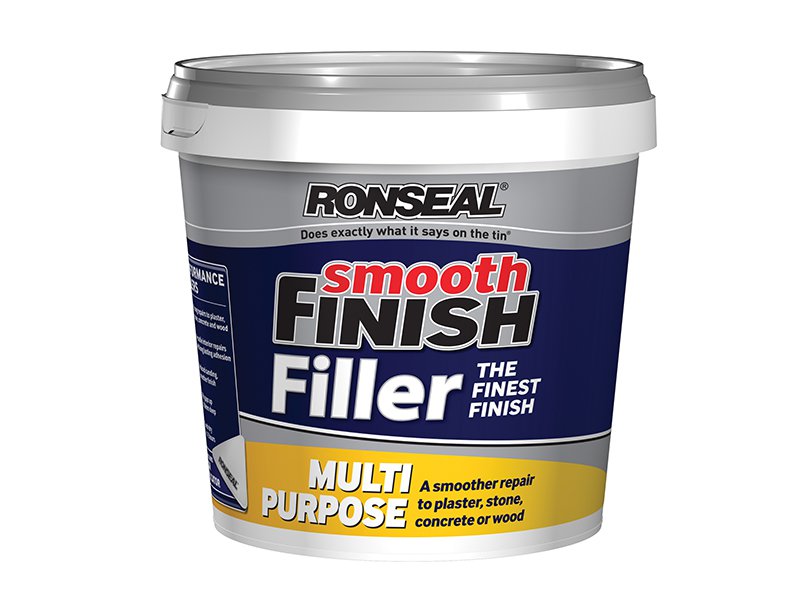 Ronseal Smooth Finish Multi Purpose Interior Wall Filler Ready Mixed 2.2Kg