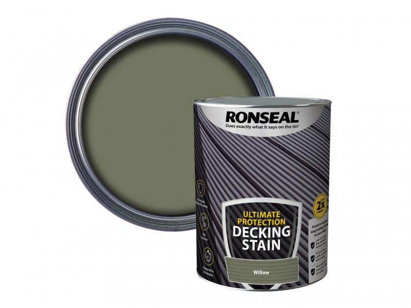 Ronseal Ultimate Protection Decking Stain Willow 5 litre Main Image