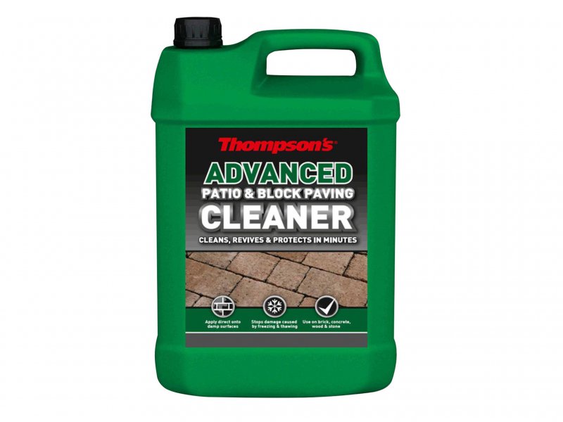 Ronseal Patio & Block Paving Cleaner Protect 5 Litre