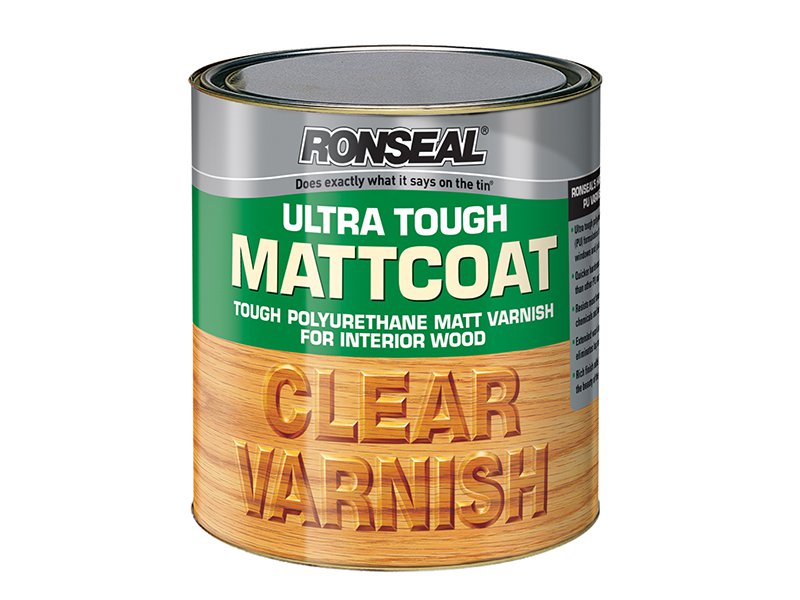 Ronseal Ultra Tough Internal Clear Mattcoat Varnish 250ml Main Image