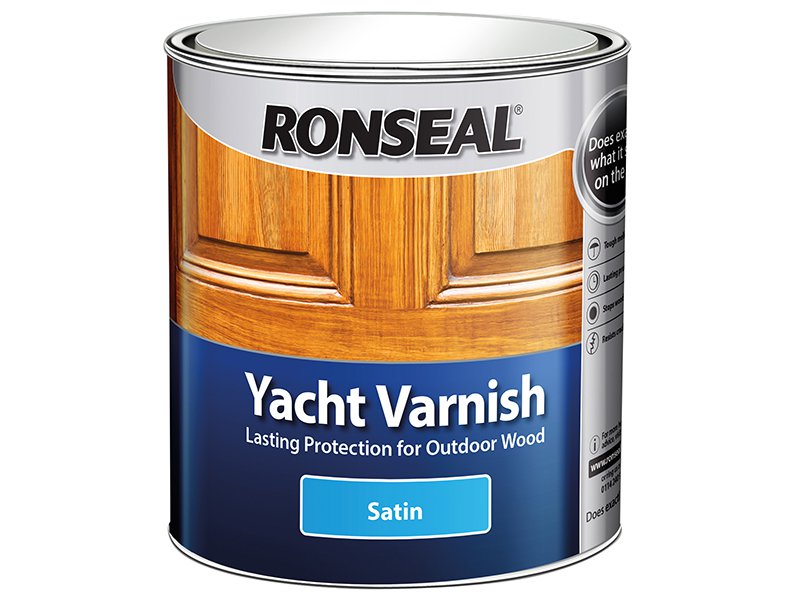 Ronseal Exterior Yacht Varnish Satin 500ml Main Image