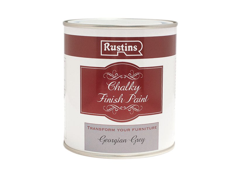 Rustins Chalky Finish Paint Georgian Grey 250ml Main Image