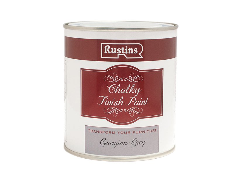 Rustins Chalky Finish Paint Georgian Grey 500ml Main Image