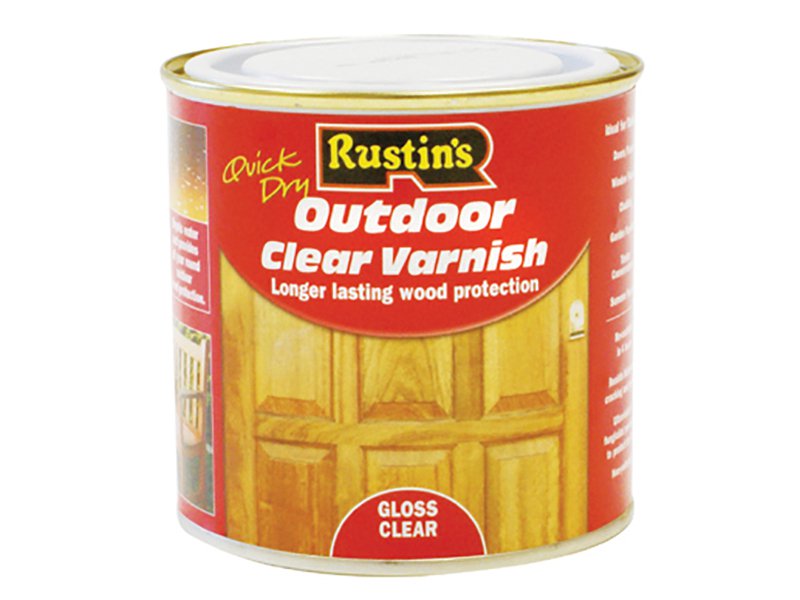 Rustins Exterior Varnish Clear Gloss 1 Litre Main Image