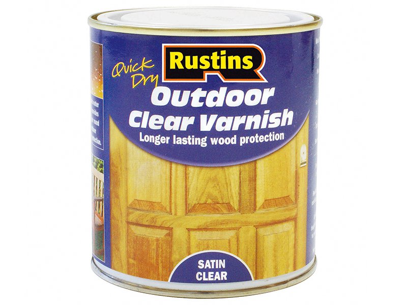 Rustins Exterior Varnish Satin 500 ml Main Image