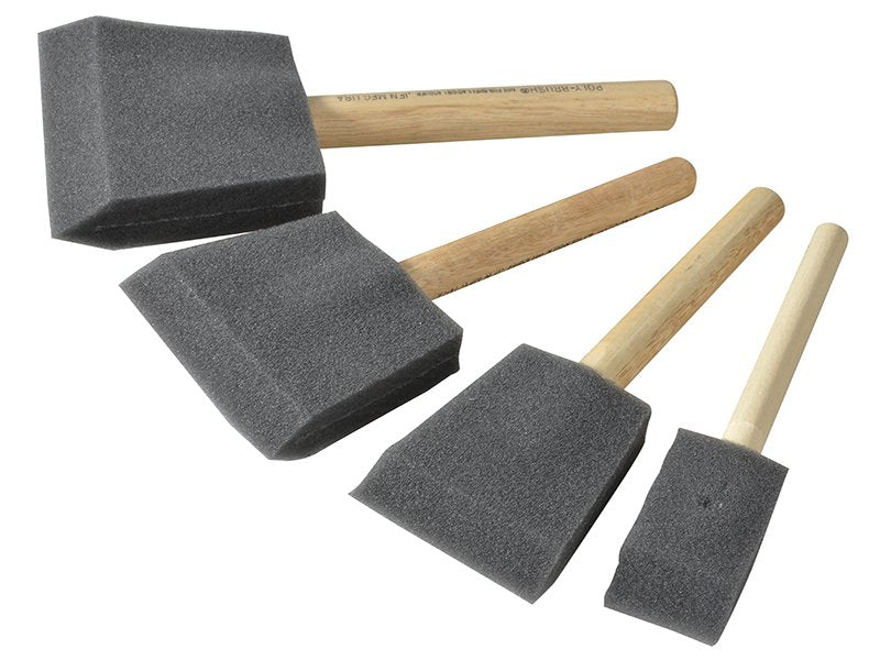 Rustins Foam Brush Set, 4 Piece Main Image