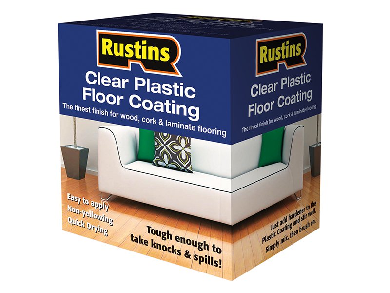 Rustins Plastic Floor Coating Kit Satin 4 Litre Main Image