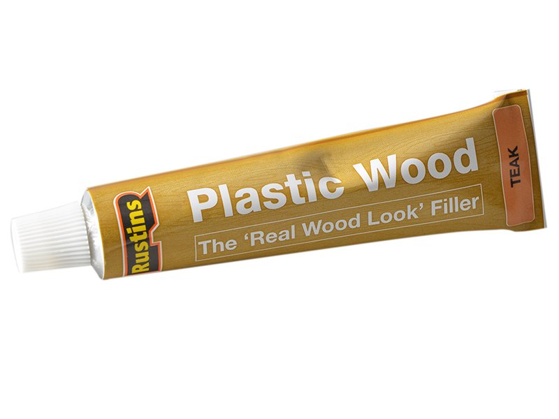 Rustins Plastic Wood Tube Teak Main Image