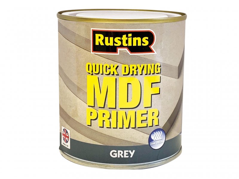 Rustins Quick Drying MDF Primer Grey 250ml Main Image