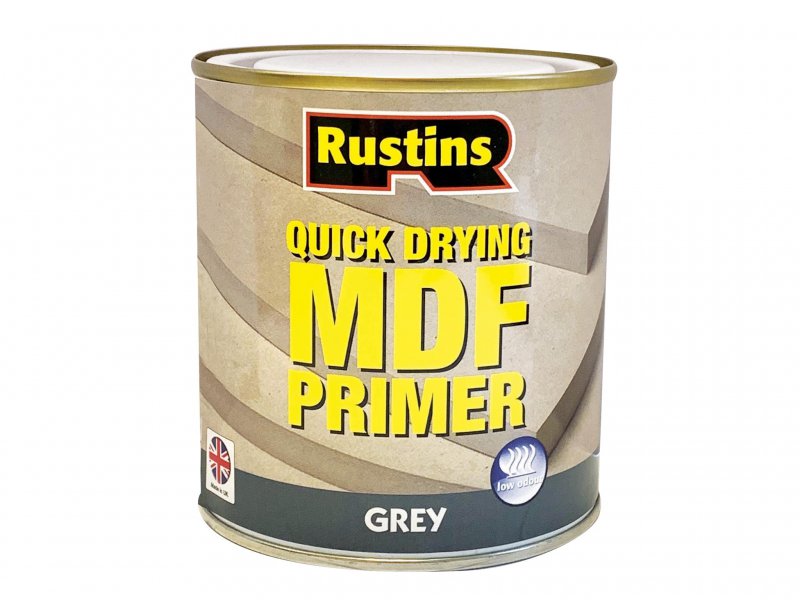 Rustins Quick Drying MDF Primer Grey 500ml Main Image