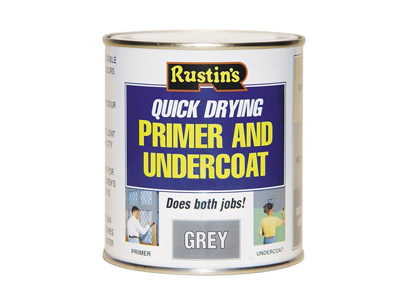 Rustins Quick Dry Primer & Undercoat Grey 250 ml Main Image