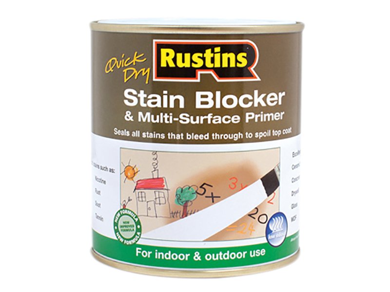 Rustins Quick Dry Stain Block & Multi Surface Primer 1 Litre Main Image