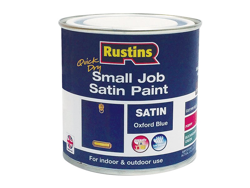 Rustins Quick Dry Small Job Gloss Paint Oxford Blue 250ml Main Image