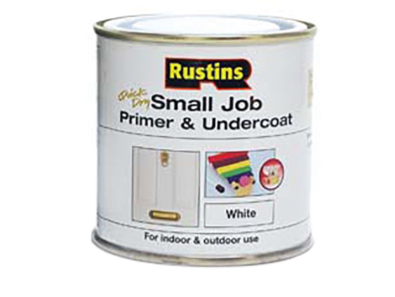 Rustins Small Job Primer / Undercoat White 250ml Main Image