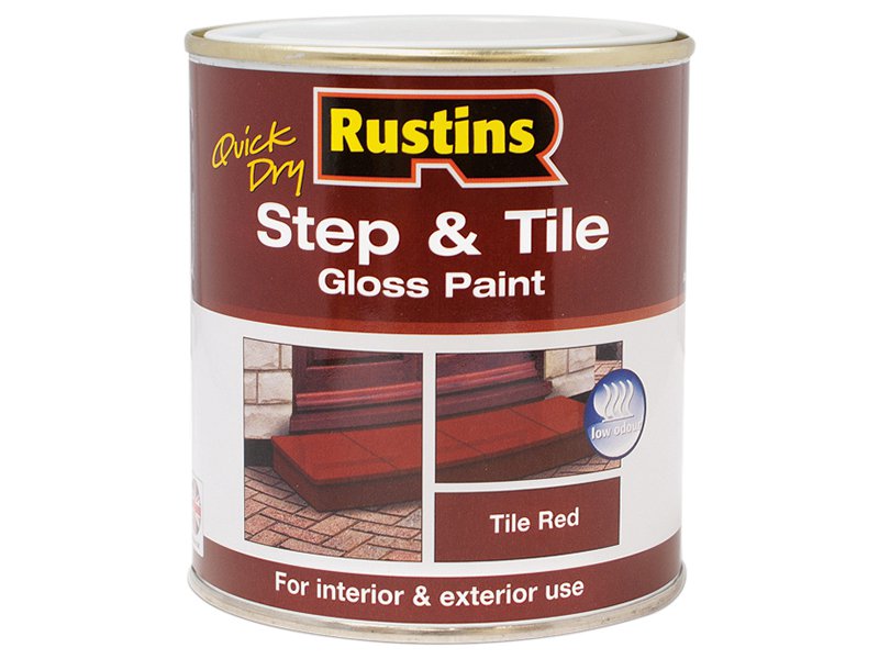 Rustins Step & Tile Paint Gloss Red 2.5 Litre Main Image