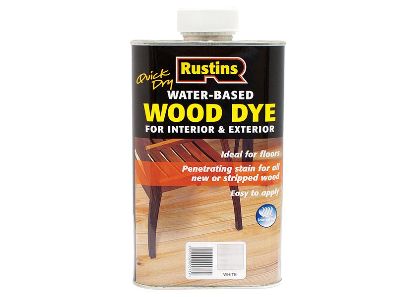 Rustins Quick Dry White Wood Dye 250ml Main Image