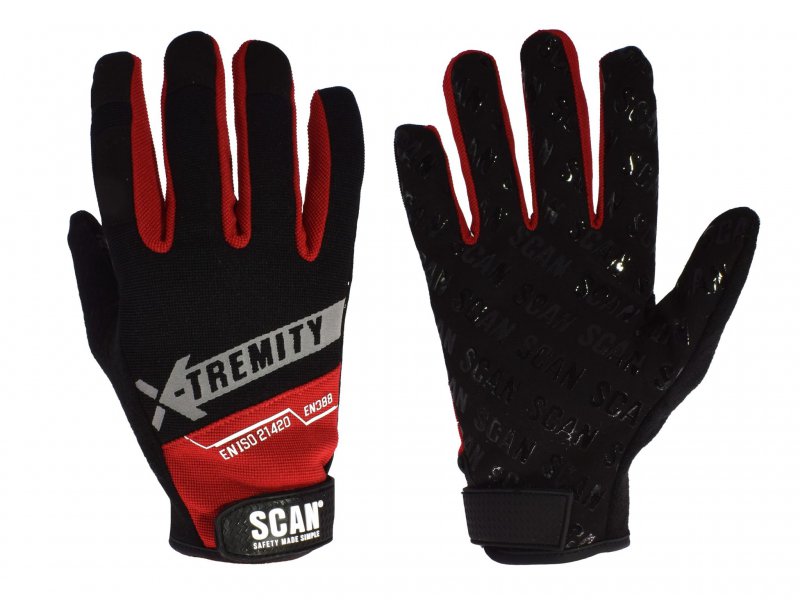 Scan Work Gloves with Touch Screen Function - Size 9 Large Main Image