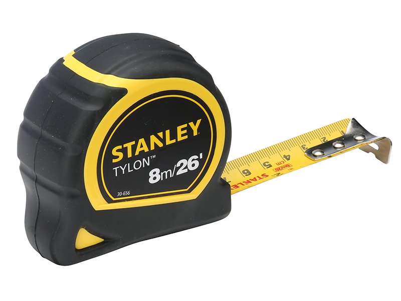 STANLEY® Hand Tools Tylon Pocket Tape 8m/26ft (Width 25mm) Carded Main Image