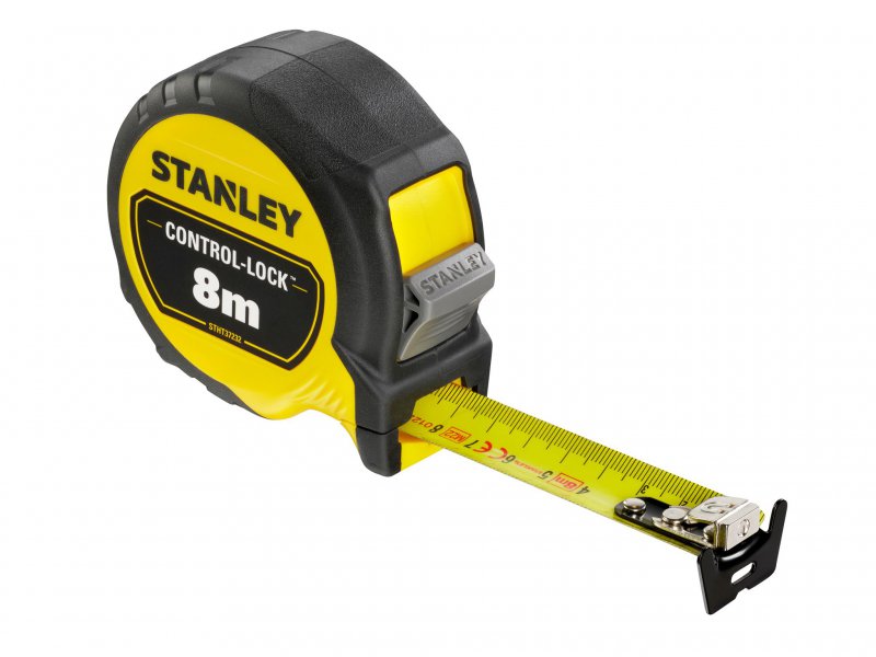 STANLEY® CONTROL-LOCK Pocket Tape 8m (Width 25mm) (Metric only) Main Image