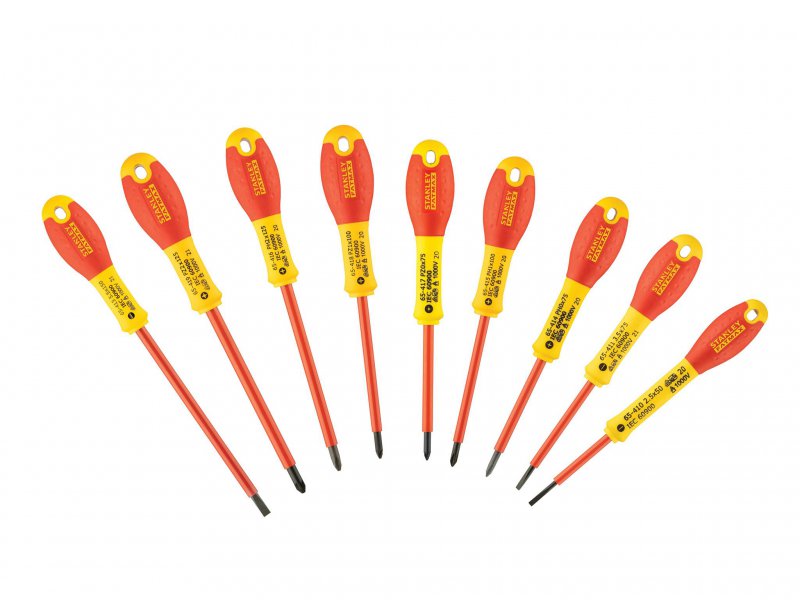 STANLEY® FatMax® VDE Insulated Screwdriver Set, 10 Piece Main Image