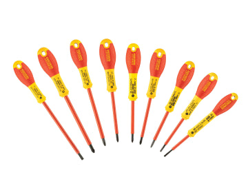 STANLEY Hand Tools FatMax VDE Insulated Screwdriver Set, 10 Piece