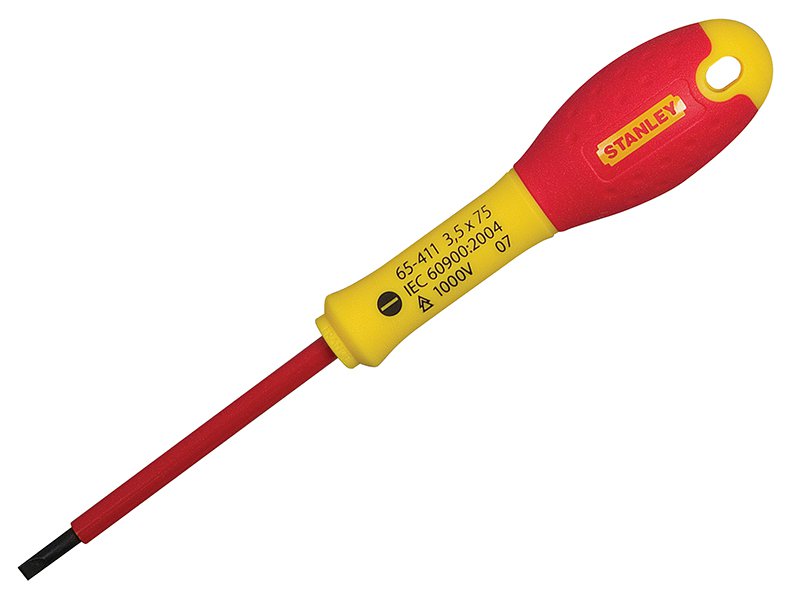 Stanley FatMax Screwdriver Insulated Parallel 4mm x 100mm Main Image