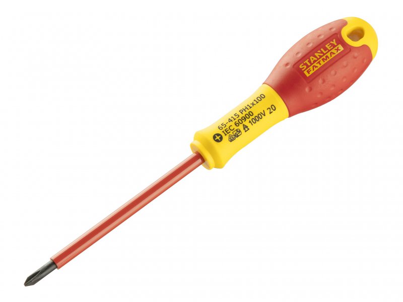 Stanley FatMax Screwdriver Insulated Phillips 1 x 100mm Main Image