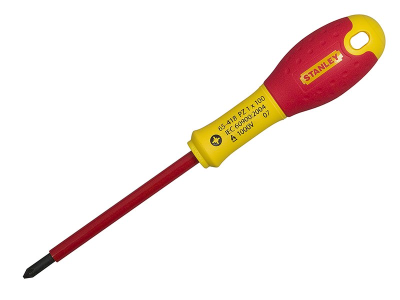 Stanley FatMax Screwdriver Insulated Pozi Pz0 x 75mm Main Image