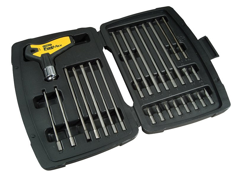 Stanley FatMax T Handle Ratchet Power Key Set 27 Piece Main Image