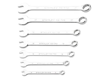 STANLEY Combination Wrench Set, 7 Piece