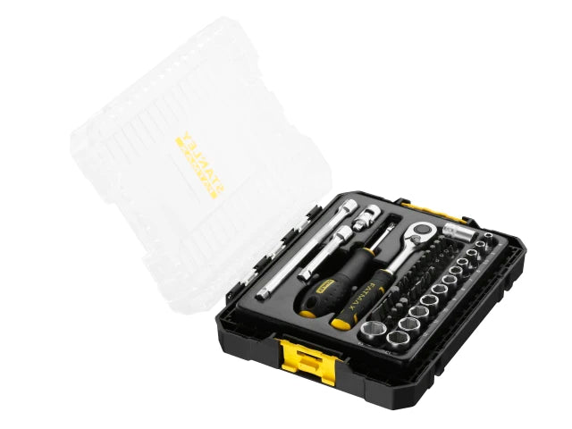 STANLEY Hand Tools FATMAX 1/4in M PRO-STACK Socket Set, 48 Piece